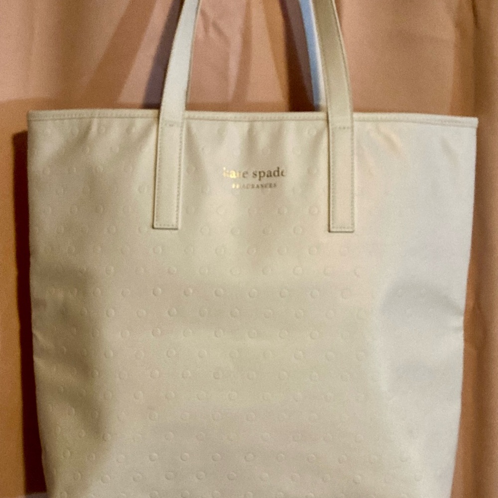 Kate Spade White Tote Bag